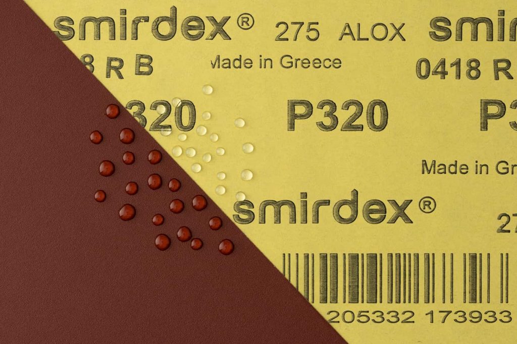 Smirdex brusný papír pro mokré i suché broušení 275 Wet Dry P240 23x28 cm 1 ks