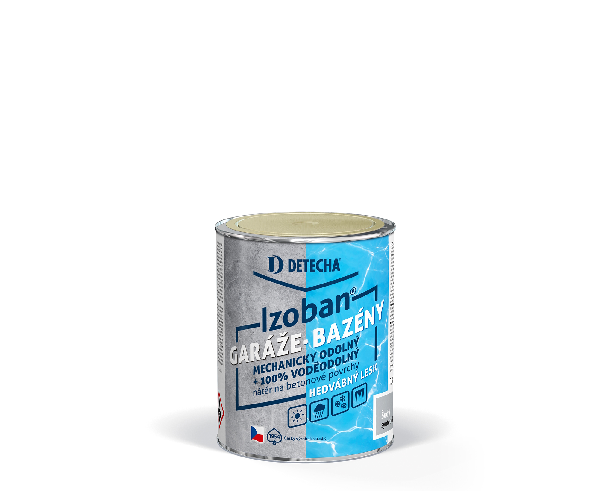 Detecha nátěr na betonové povrchy Izoban modrá 2 kg