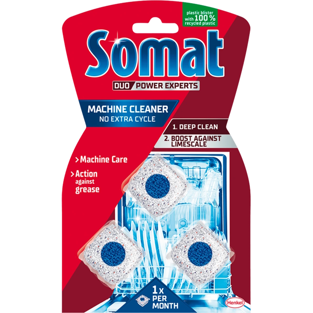 Somat čistič myčky v tabletách Duo Power Experts Machine Cleaner 3 ks