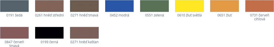 Fronton anorganická prášková barva k probarvování červeň cihlová (0731) 800 g