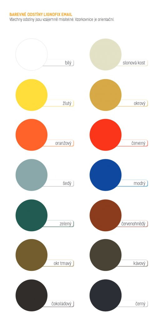 Lignofix email vodouředitelný černá 0,75 l