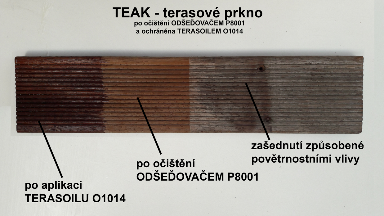 Colorlak čistič a rozjasňoač dřevěných povrchů Odšeďovač P8001 bezbarvý 1 l