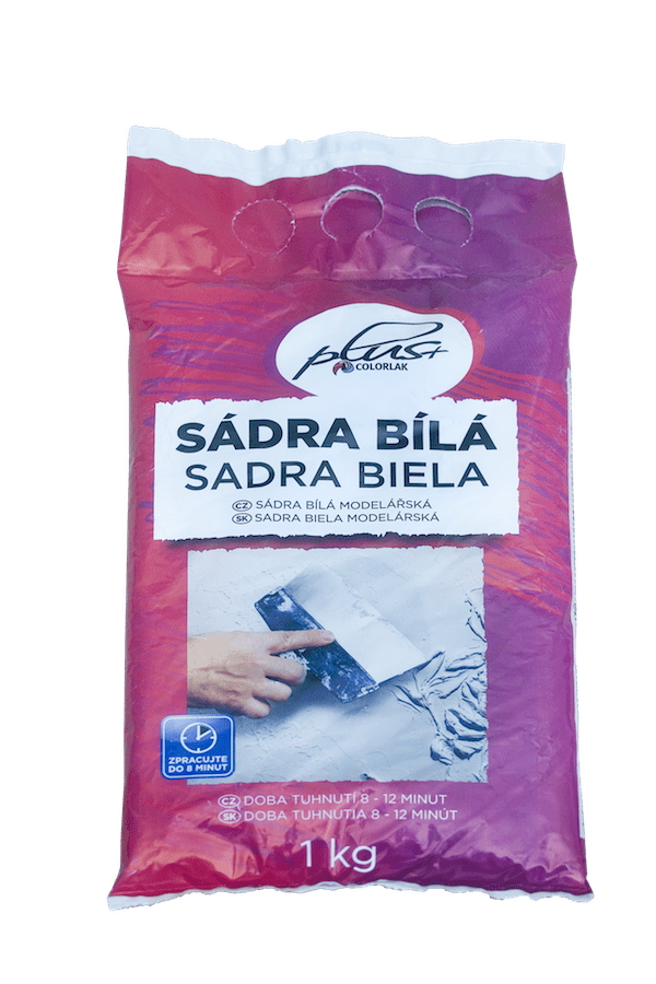 Kittfort sádra modelářská bílá 1 kg