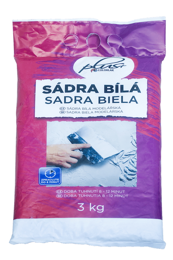 Kittfort sádra modelářská bílá 3 kg