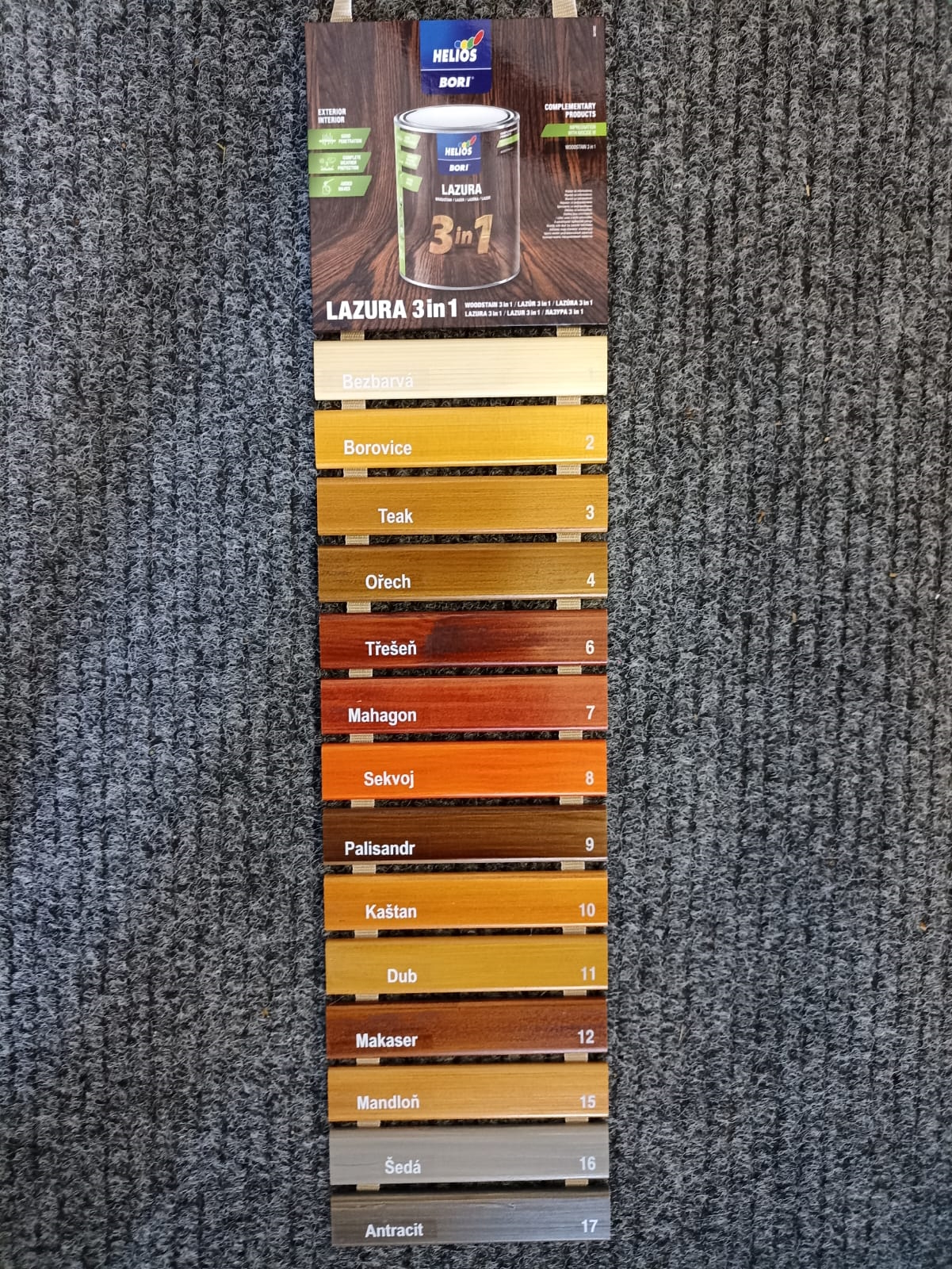 BORI lazura 3in1 sekvoj 8 2,5 l