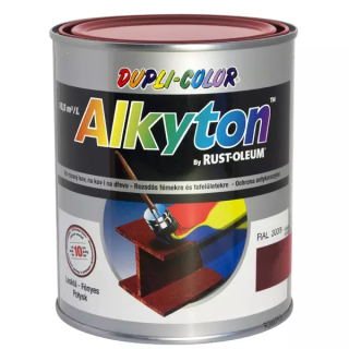 Alkyton samozákladový email nátěr na rezavý kov RAL 9010 mat 750 ml