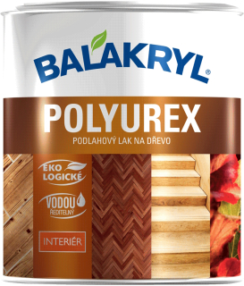 Balakryl podlahový lak na dřevo Polyurex bezbarvý polomat 2,5 kg