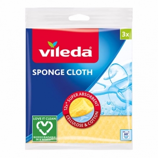 Vileda houbový hadřík Sponge Cloth 3 ks