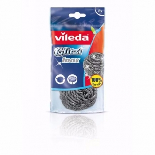 Vileda drátěnka na nádobí Glitzi Inox 2 ks