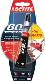 Loctite sekundové lepidlo 60 Sec Universal Glue 20 g