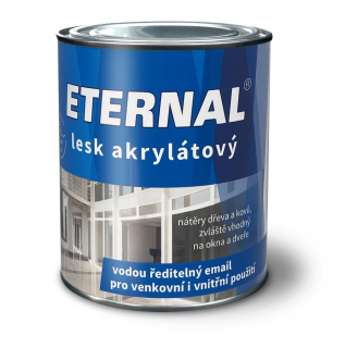 Eternal lesk vodou ředitelný email akrylátový bílá RAL 9003 700 g