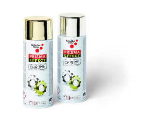 Schuller sprej vysoce lesklý s chromovým efektem Prisma Effect Chrome zlatý 400 ml