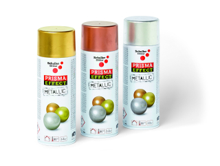 Schuller sprej metalický akrylový Prisma Effect Matallic zlatý 400 ml