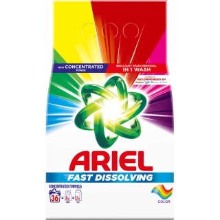 Ariel prací prášek Fast Dissolving Color 36 praní 1980 g