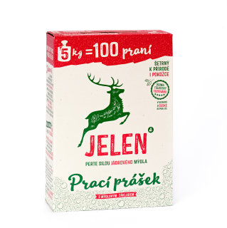 Jelen prací prášek s mýdlovým základem 100 praní 5000 g