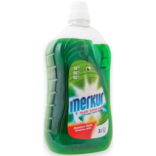 Merkur prací gel pro bílé i barevné prádlo 60 praní 3000 ml