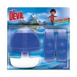 Dr. Devil tekutý blok do WC Polar Aqua 3x55 ml