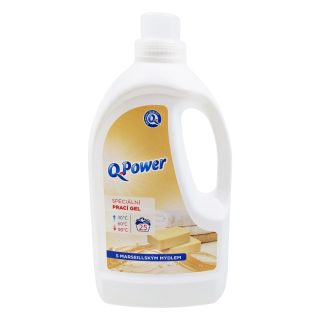 Q Power speciální prací gel s marseillským mýdlem 25 praní 1500 ml