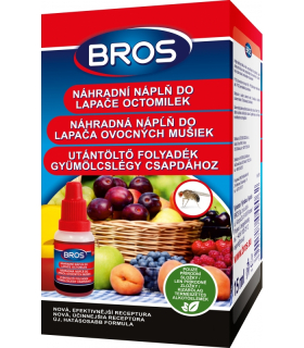 Bros náhradní náplň do lapače octomilek 15 ml