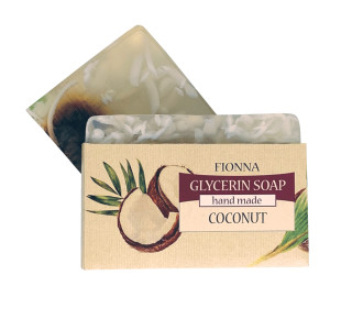 Fionna glycerínové tuhé mýdlo Glycerin Soap Hand Made Coconut 100 g