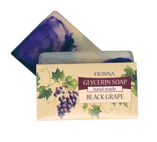 Fionna glycerínové tuhé mýdlo Glycerin Soap Hand Made Black Grape 100 g
