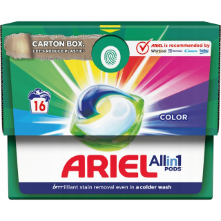 Ariel prací kapsle All In 1 Pods Color 16 ks
