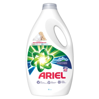Ariel prací gel Mountain Fresh Clean Fresh 43 praní 2150 ml