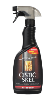 Kittfort čistič skel krbů a krbových kamen 500 ml