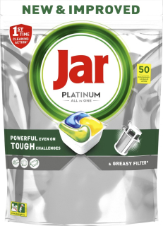 Jar tablety do myčky Platinum All In One Lemon 50 ks
