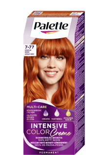 Schwarzkopf barva na vlasy Palette Intensive Color Creme 7-77 intenzivní měděný 50 ml + 50 ml + 10 ml