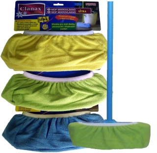 Clanax návlek na smeták mop mikrovlákno Ultra 1 ks (mix barev)