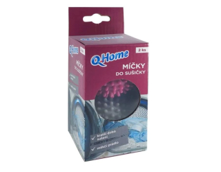 Q Home míčky do sušičky (2ks/kra)