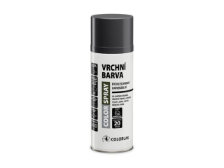 Colorspray vrchní barva RAL9005 černá lesklá, 400 ml