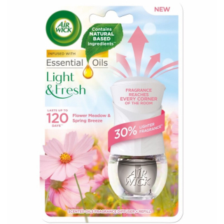 Air wick electric komplet Flower Meadow a Spring Breeze (rozkvetlá louka)  19 ml