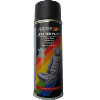 Motip Barva na kůži a koženku černá Spray 200 ml