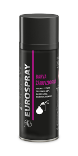 Colorlak Eurospray barva žáruvzdorná ve spreji RAL 9005 mat  černá 400 ml