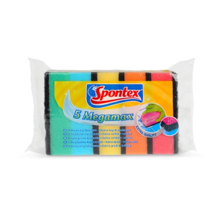Spontex houbičky na nádobí 5 Megamax 5 ks