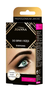 Joanna krémová barva na obočí a řasy černá 15 ml