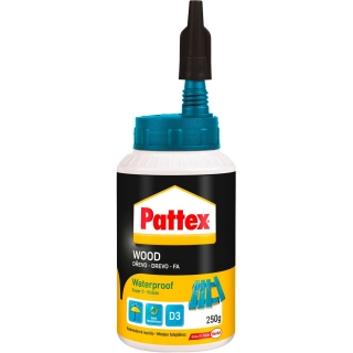 Pattex disperzní lepidlo na dřevo D3 Wood Waterproof Super 3 250 g