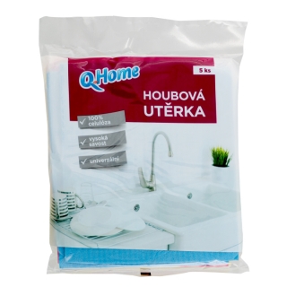 Q Home houbová utěrka 5 ks 