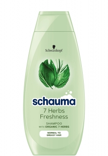 Schwarzkopf vlasový šampon Schauma 7 Herbs Freshness 400 ml