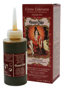 Henné Color tónovací barevný přeliv na vlasy čokoládová 90 ml