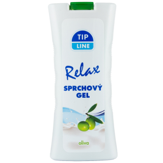 Tip Line sprchový gel oliva Relax 500 ml
