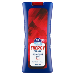 Tip Line sprchový gel 3v1 Energy For Men 500 ml
