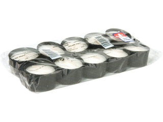 Z-Trade iluminační lisované hřbitovní svíčky 9 hodin černé 10x32 g