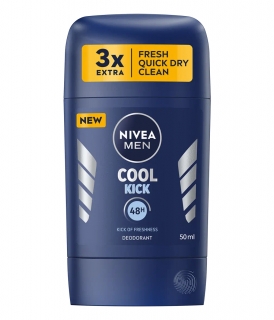 Nivea tuhý deodorant Men Cool Kick 50 ml
