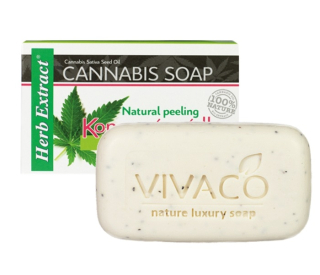 Vivaco konopné tuhé mýdlo Herb Extract Cannabis Oil 100 g