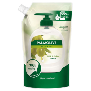 Palmolive tekuté mýdlo náhradní náplň Naturals Milk Olive 500 ml