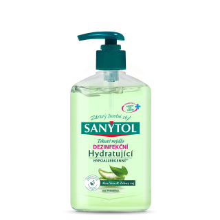 Sanytol dezinfekční tekuté mýdlo Hydratující Aloe Vera a Zelený čaj 250 ml