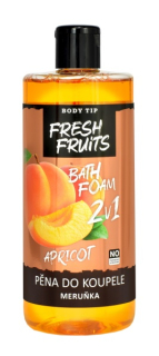 Vivaco pěna do koupele Body Tip Fresh Fruits Meruňka 500 ml